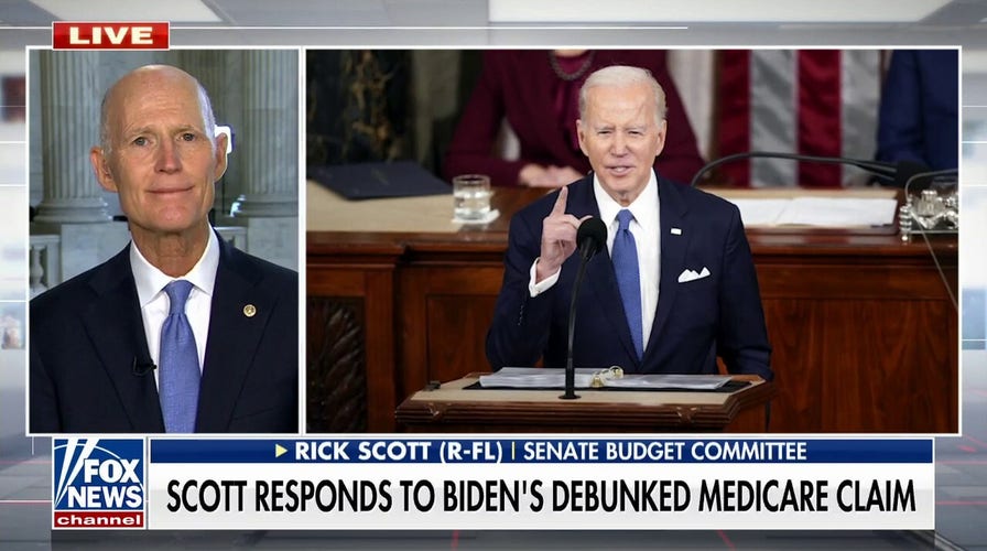 Rick Scott responds to Biden doubling down on Medicare claim: ‘What a hypocrite’