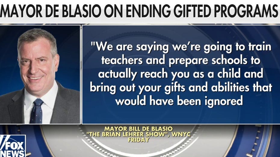 NYC’s de Blasio sent his children to ‘gifted and talented’ school