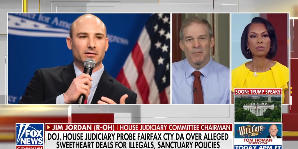 Jim Jordan backs DOJ probe into Fairfax County DA, sanctuary policies