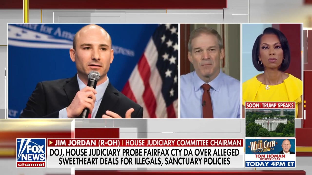 Jim Jordan backs DOJ probe into Fairfax County DA, sanctuary policies
