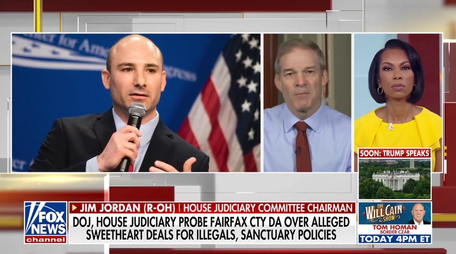Jim Jordan backs DOJ probe into Fairfax County DA, sanctuary policies