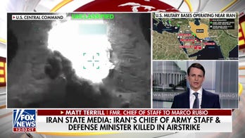 Iran state media: Chief of army staff and defense minister killed in airstrike