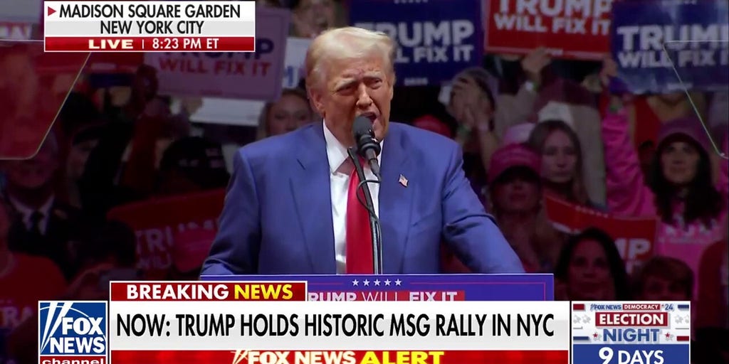 Trump vows to put 'America first' in closing remarks at MSG: 'We will win, win, win'