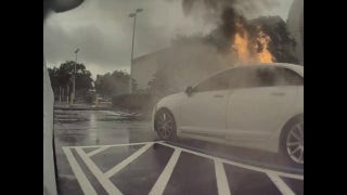 Florida woman was shoplifting when car with two children inside bursts into flames, police say - Fox News