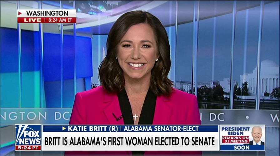 Republican Katie Britt becomes first woman elected to Senate in Alabama: 'It's time for new blood'