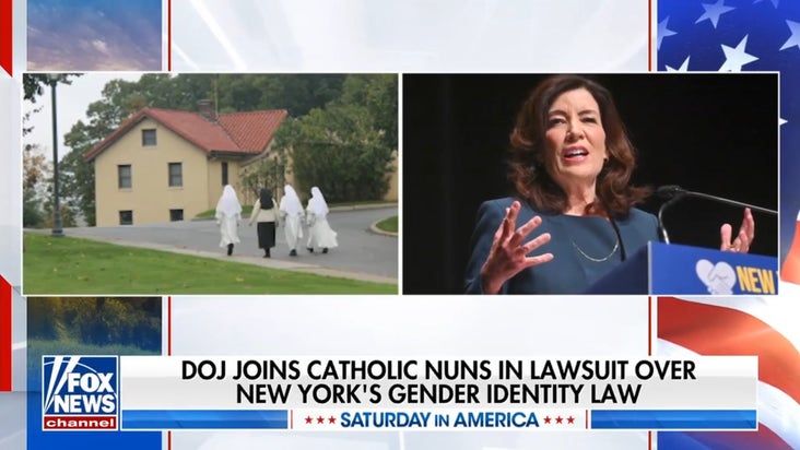 DOJ joins Catholic nuns in lawsuit over New York's gender identity law