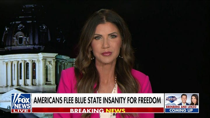 People are coming to South Dakota for freedom: Kristi Noem 