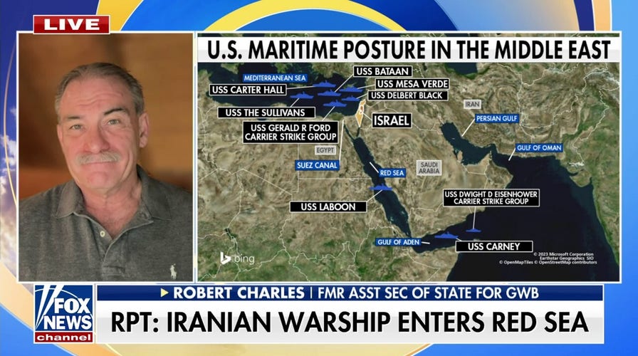 Iranian warship reportedly enters Red Sea, putting global trade at risk