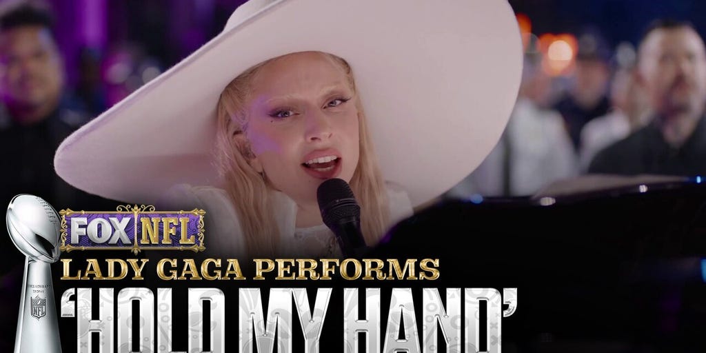 Lady Gaga performs 'Hold My Hand' ahead of Super Bowl LIX | NFL on FOX