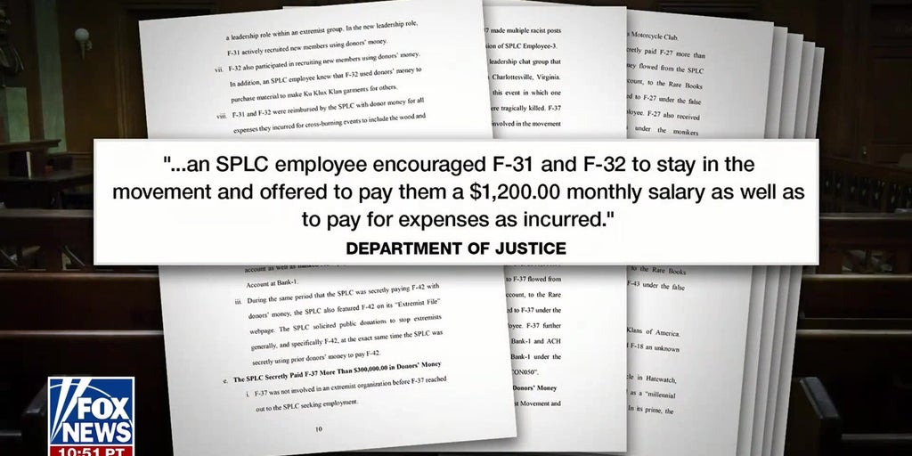 DOJ alleges SPLC funneled millions to KKK, other extremists for robes, cross burnings