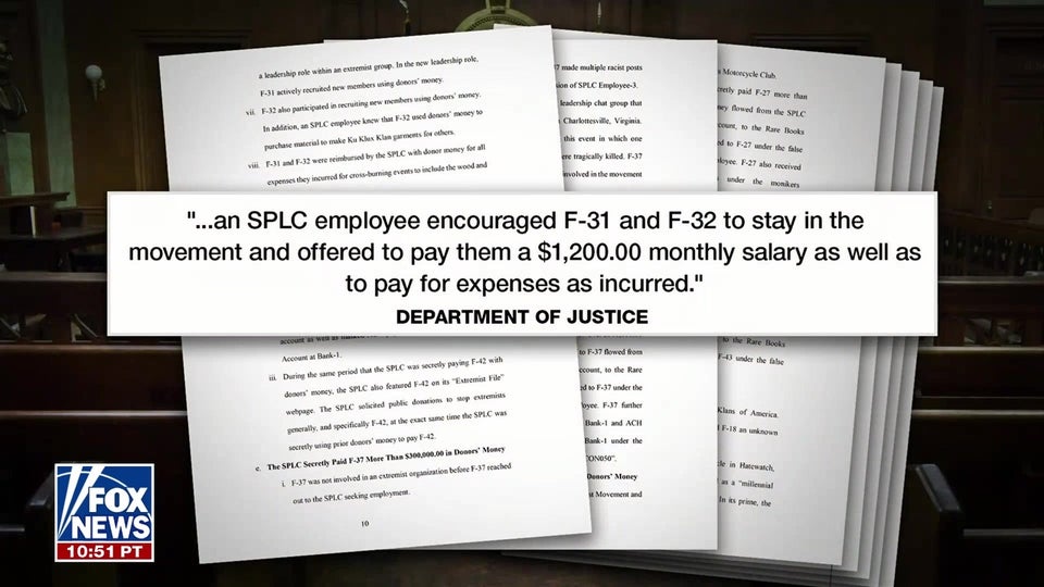 DOJ alleges SPLC funneled millions to KKK, other extremists for robes, cross burnings