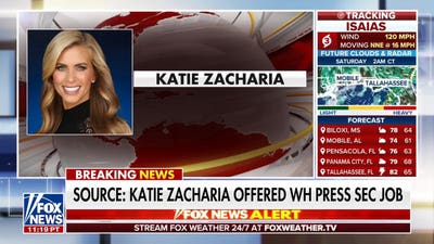 Katie Zacharia offered White House press secretary job