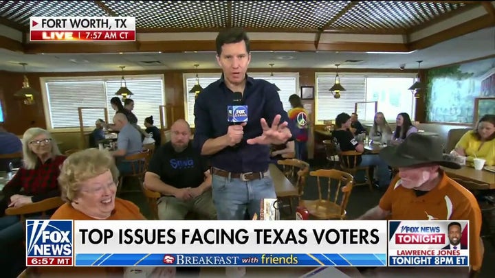 Will Cain asks Texas voters their top issues on Breakfast with Friends