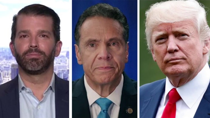 Donald Trump Jr. says Cuomo's 'tough guy shtick' will make him a media darling despite botched COVID response