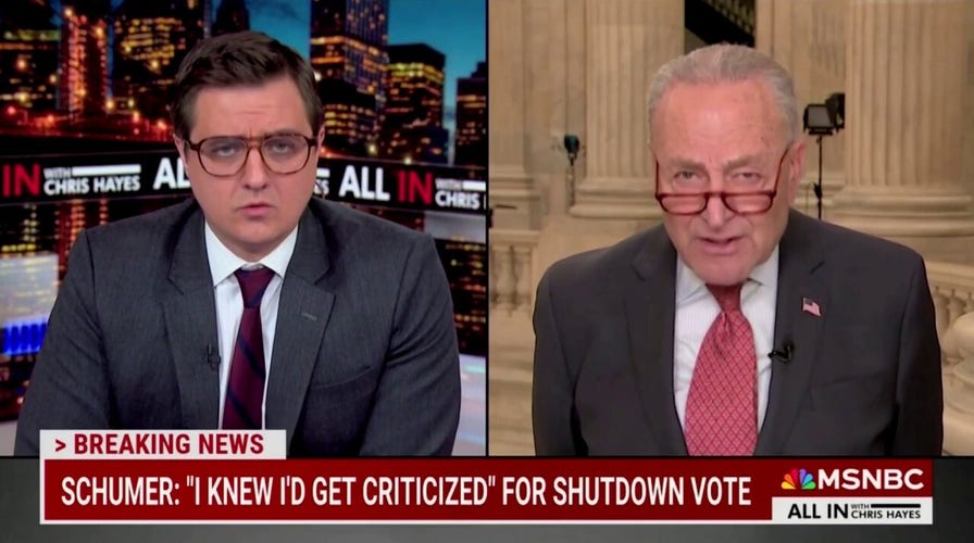 Chuck Schumer calls Republicans b-----ds in scathing MSNBC interview