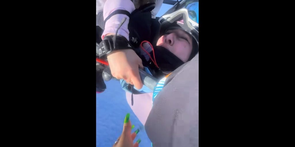 Skier left dangling 65 feet in the air after chairlift prank takes terrifying turn