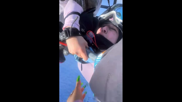 Skier left dangling 65 feet in the air after chairlift prank takes terrifying turn