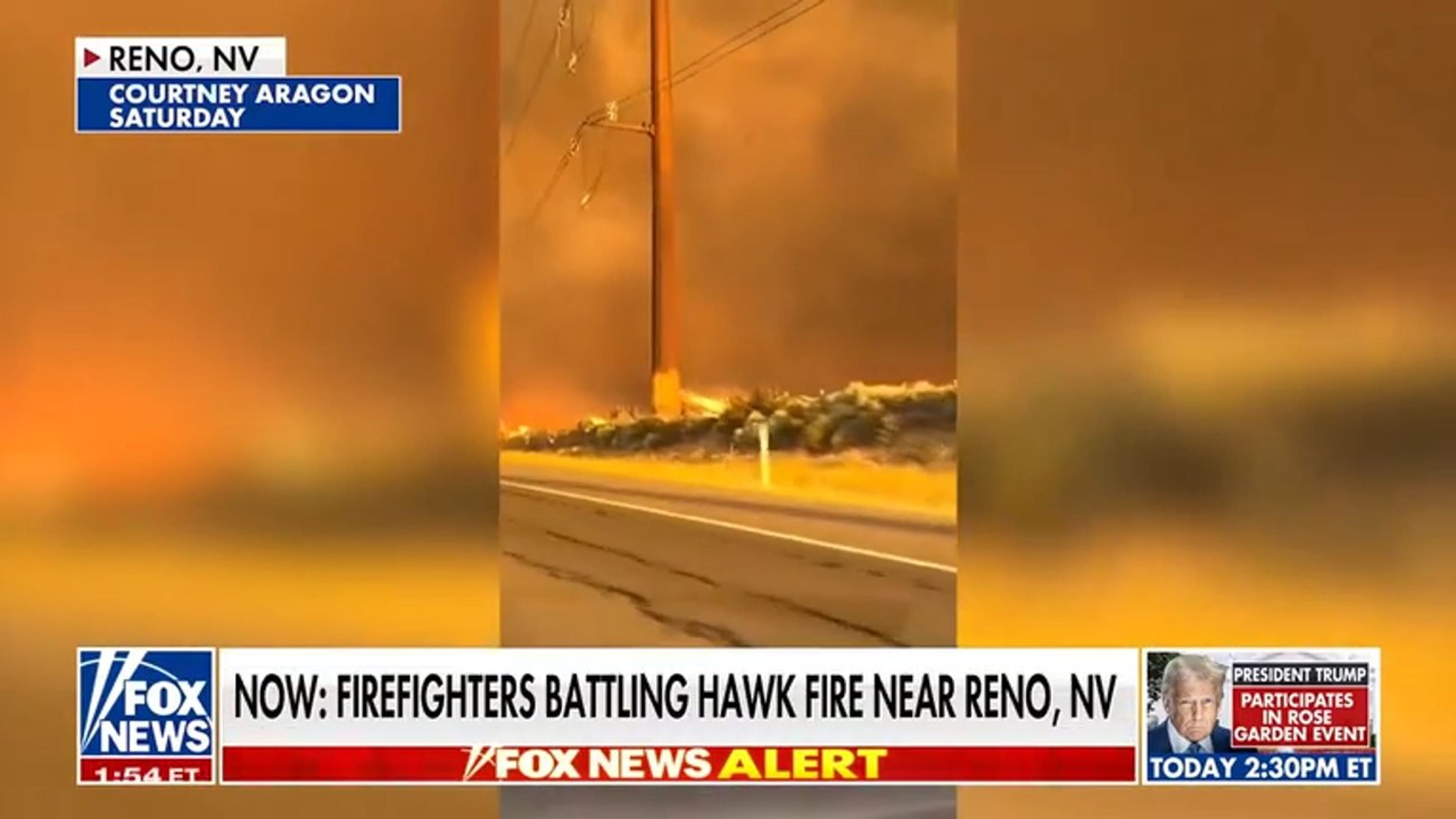 Hawk Fire near Reno forces thousands to evacuate as wildfire rages