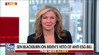Sen. Marsha Blackburn reacts to Biden vetoing bill restricting ESG: 'Very political move'