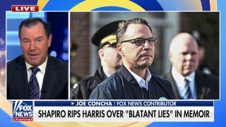 Gov. Shapiro calls out Kamala Harris' book claims: 'Utter bulls---'