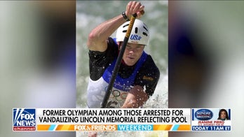 Former Olympian arrested in connection with Lincoln Memorial Reflecting Pool vandalism