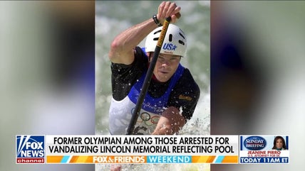 Former Olympian arrested in connection with Lincoln Memorial Reflecting Pool vandalism