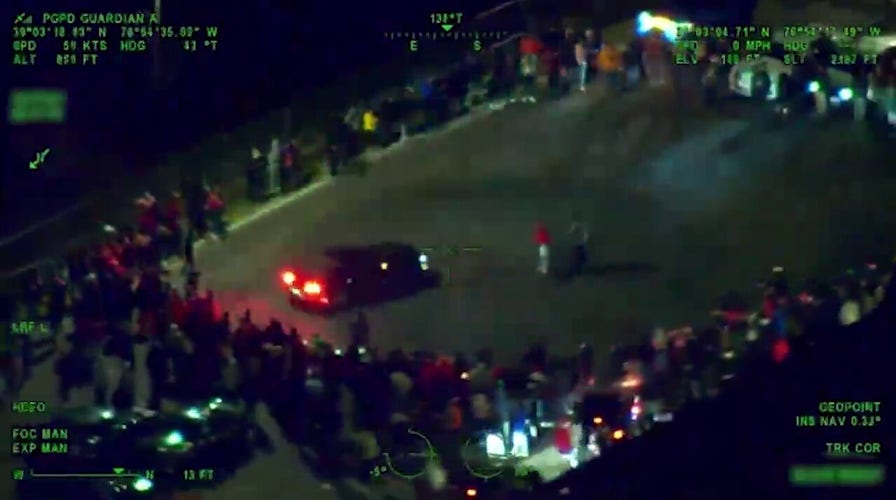 Wild video shows cars spinning at illegal takeovers in Maryland as police announce hit-and-run arrest