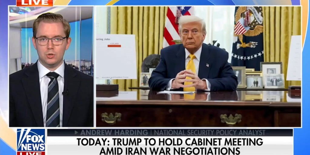 Trump to hold Cabinet meeting amid Iran war negotiations