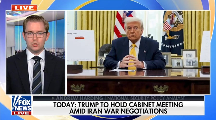 Trump to hold Cabinet meeting amid Iran war negotiations