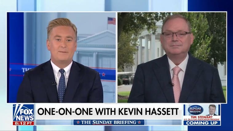 Hassett pushes back on low economic, consumer approval