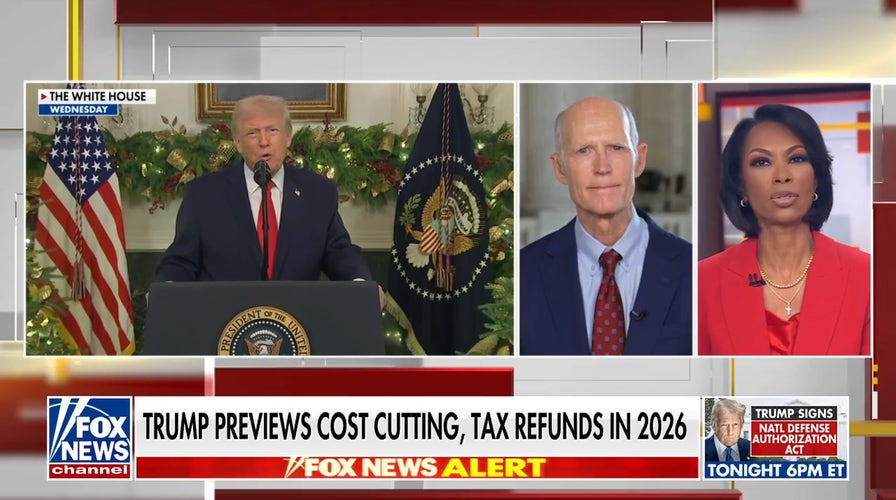 Sen. Scott touts Trump's economic agenda after Biden's 'mess'