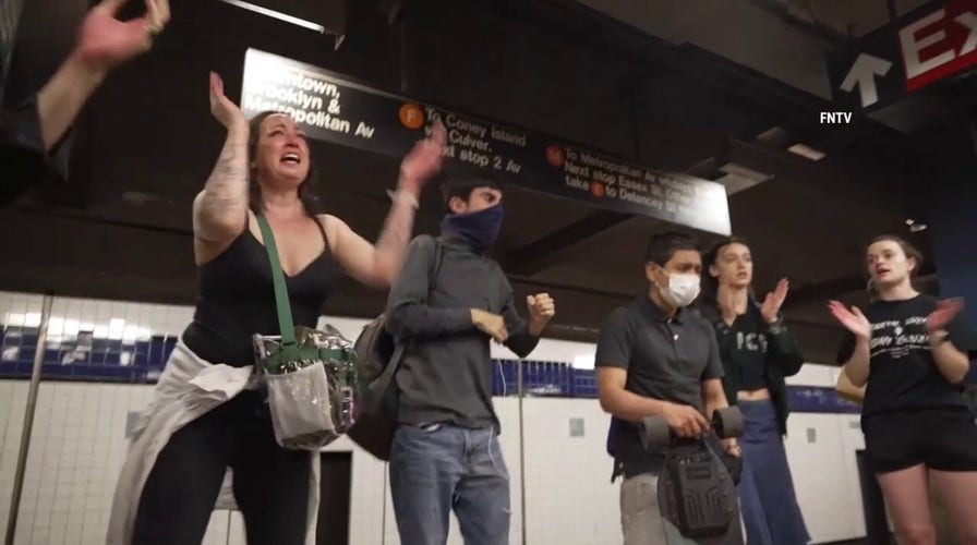 New Yorkers hold vigil for Jordan Neely, chant in subway station