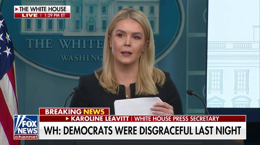 Karoline Leavitt calls out Nicolle Wallace, 'legacy media' over reaction to Trump's congressional address