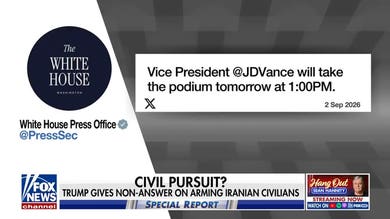 JD Vance to hold White House briefing amid Iran tension