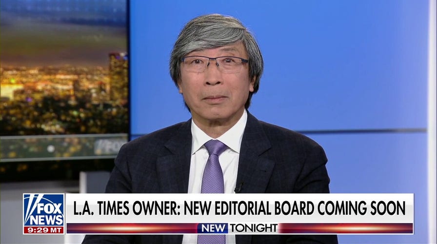 We've conflated news and opinion, says LA Times owner
