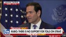 Marco Rubio: Strait of Hormuz 'tolls' are unacceptable