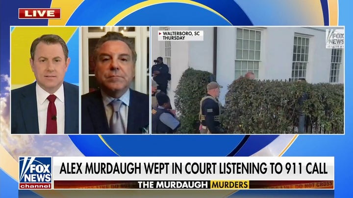 Alex Murdaugh cries in court when the 911 call is replayed