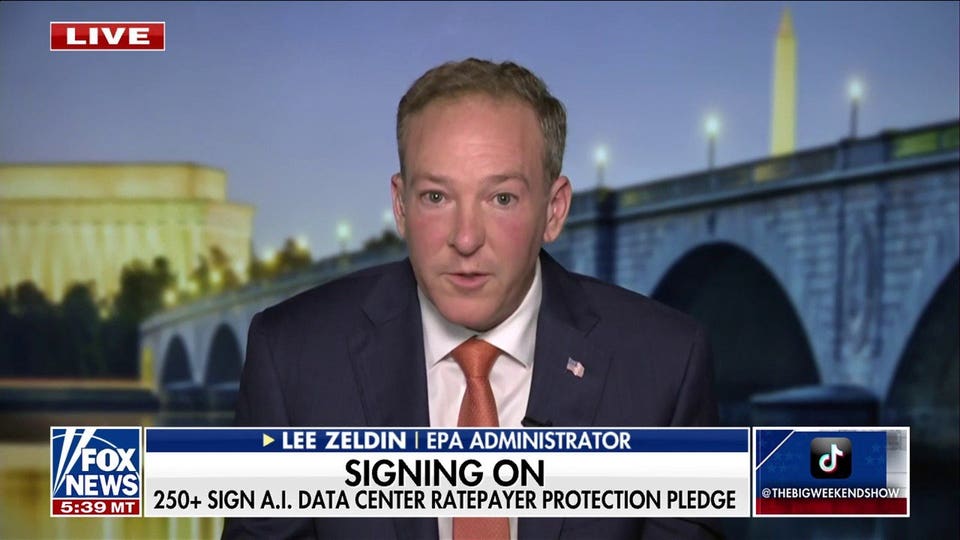 EPA Administrator Zeldin says ‘local control’ is critical to data center and solar management