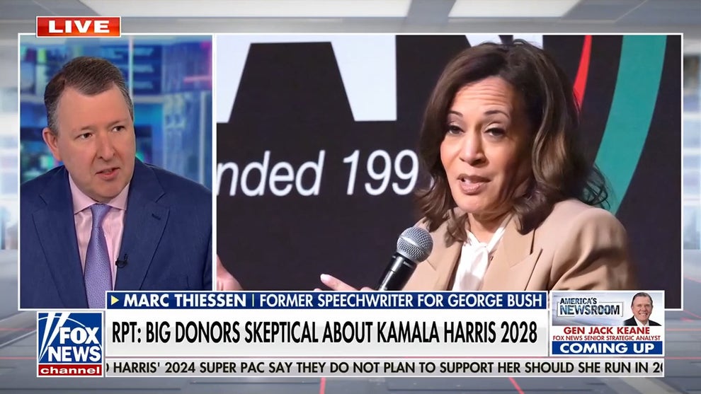 Donors doubt Kamala Harris' 2028 presidential run