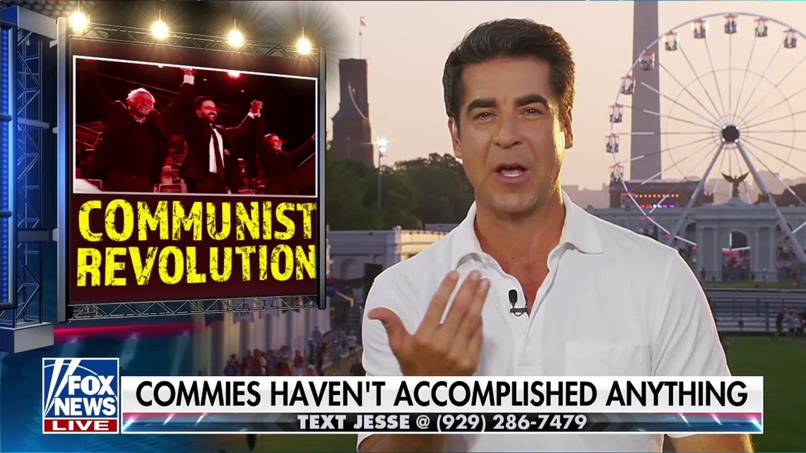 The left is 'scraping the bottom of the barrel': Jesse Watters