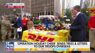 Operation Holiday Cheer sends trees, letters to troops overseas - Fox News