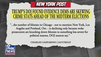 Democrats blasted after Trump DOJ finds blue cities reportedly skewed crime statistics