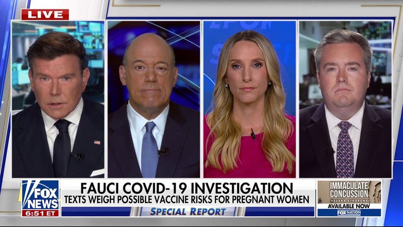 Fauci texts weigh possible COVID vaccine risks for pregnant women