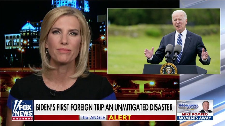 Ingraham: 'Joe don't know' but president's first foreign trip an 'unmitigated disaster'
