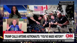 Astronaut tells CNN host 'entire' Trump admin deserves credit for Artemis success