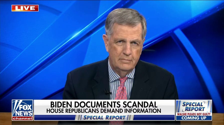 Brit Hume on Biden's classified documents scandal: The press corps seems incentivized to pursue this