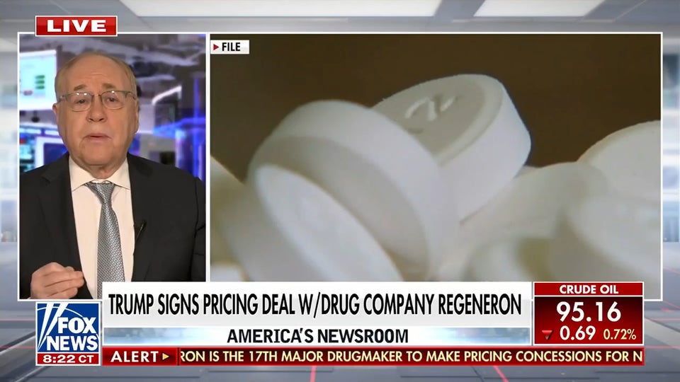 Trump announces pricing deal with drug company Regeneron