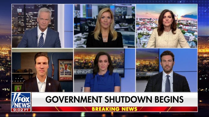 ‘Fox News @ Night’ panelists give their reactions as shutdown begins 