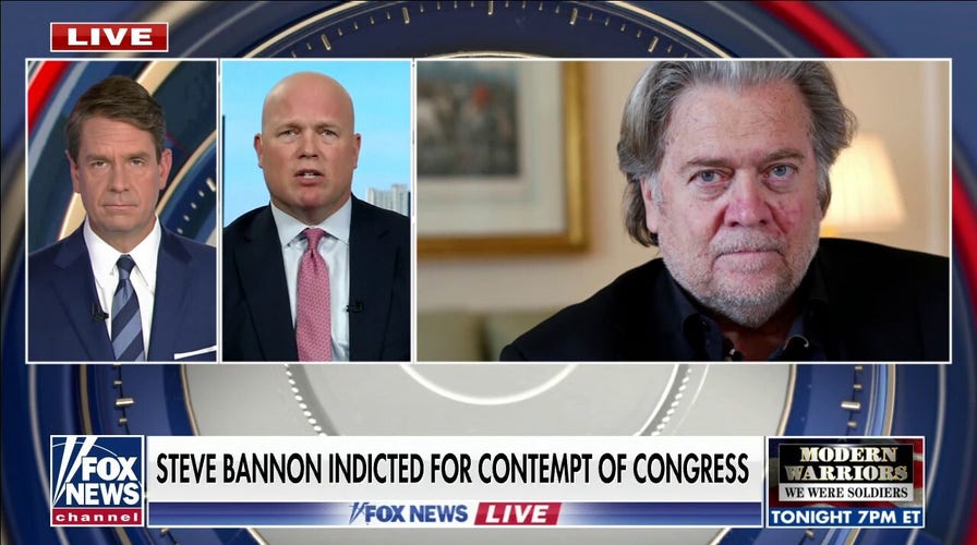 Matt Whitaker: Steve Bannon indictment 'a serious abuse by the Department of Justice'