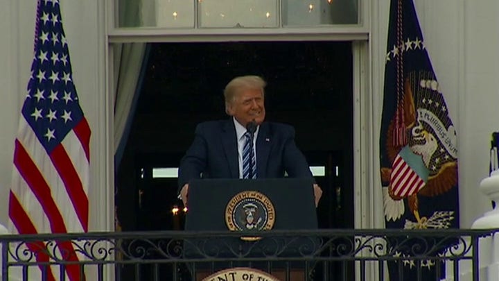President Trump holds first event since COVID-19 diagnosis 
